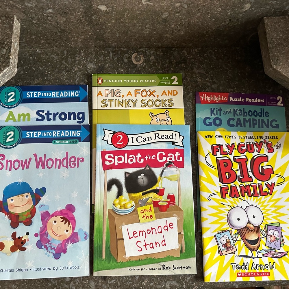 Kids Book Set of 6, Step Into Reading